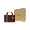Coach Spin 27 Classic Monogram Tote Bag With Multi-Functional Zipper Pocket And Snap Closure Women Tote Bags Black C8635-B4M2