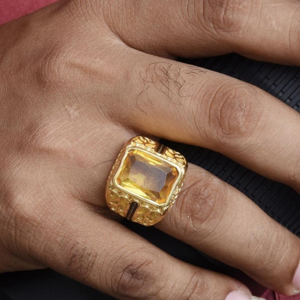 Новое ретро-кольцо из сплава с инкрустацией из драгоценных камней, мужское обручальное кольцо в европейском и американском стиле