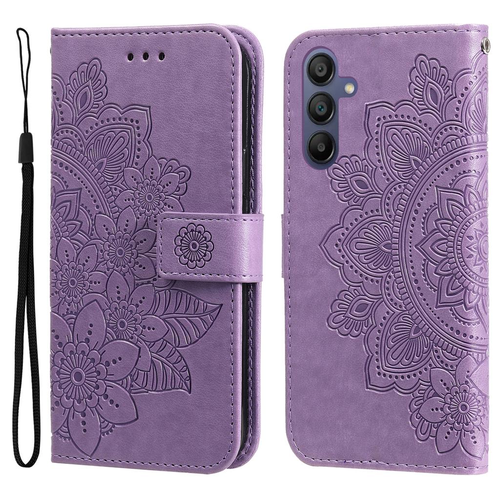 Чехол для Samsung Galaxy A17/A26 5G/A16 5G/A16 4G с цветочным узором, кошелек-подставка из искусственной кожи, чехол для телефона