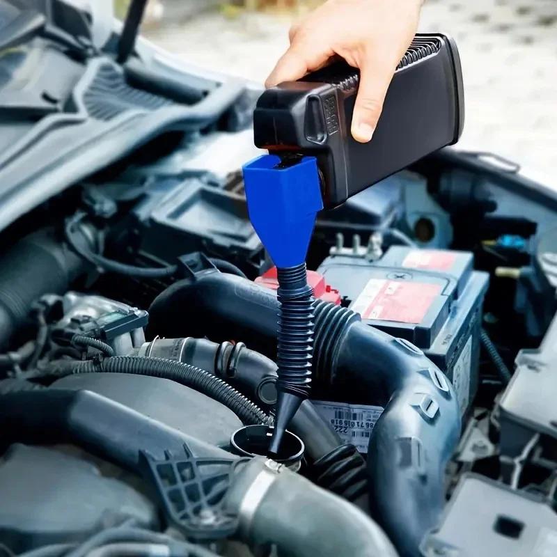 1/3 шт. воронка для заправки мотоцикла телескопическая для автомобильного двигателя масляный бензиновый фильтр перенос складные пластиковые воронки автомобильные аксессуары