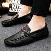 Туфли дуду мужские весенние новые мужские повседневные кожаные туфли ленивые ноги дышащие британские