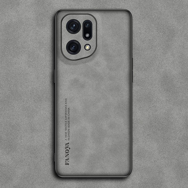 Для чехла OPPO Find X5 Pro Роскошный чехол для телефона из искусственной кожи для OPPO Find X5 5G FindX5 Pro 5G Задняя крышка Силиконовая полная защита