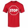 Stop Sign T-shirt Funny Halloween Costume Party Shirts