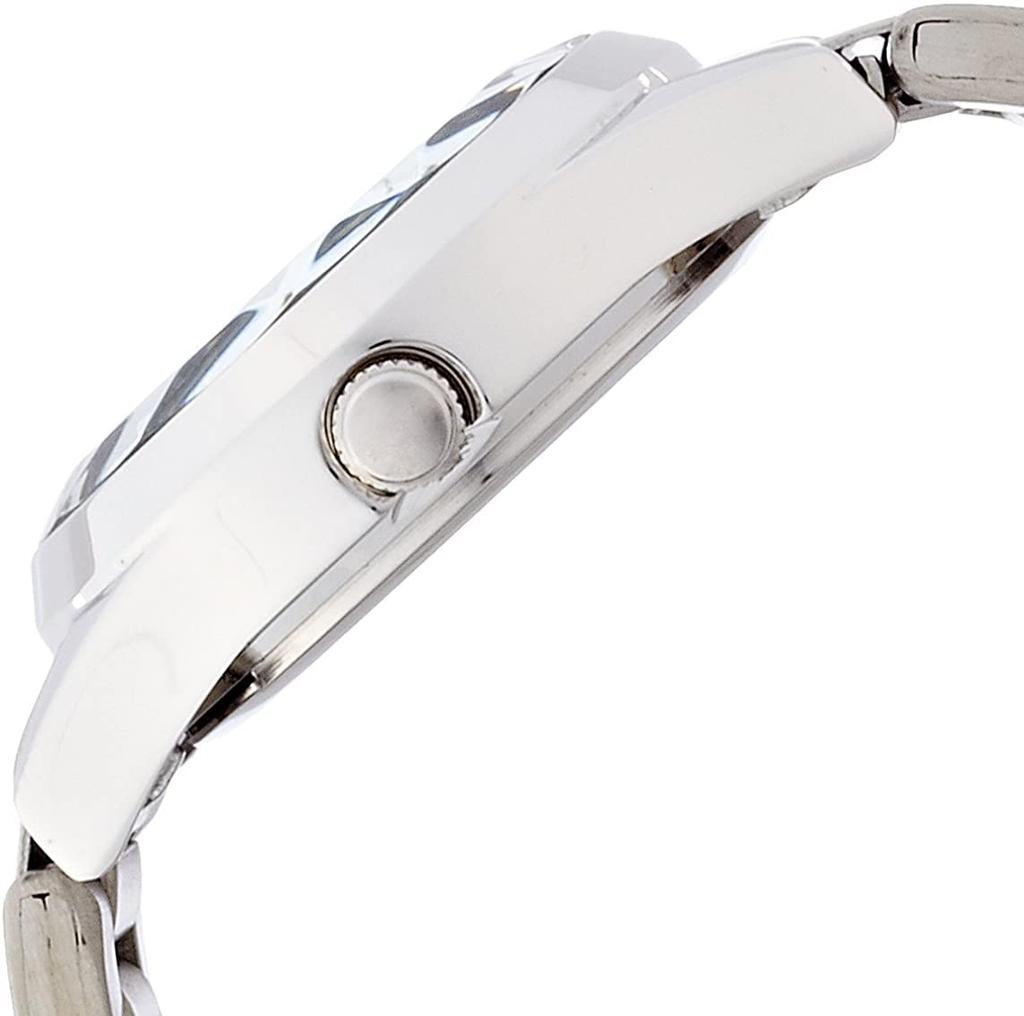 Fieldwork ST052Fp-1 Women's Analog Petit Metal Watch with Black Metal Band, Silver