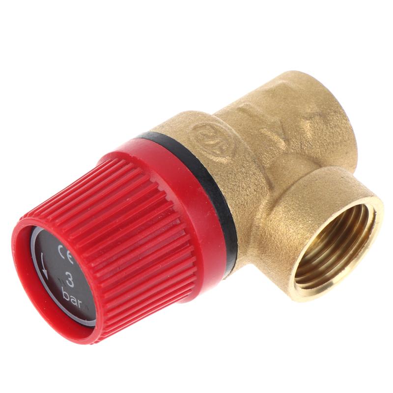 Brass Safety Pressure Relief Valve Heavy Duty Anti-Corrosion Body for Home Outdoor Garden Irrigation Pipeline Use