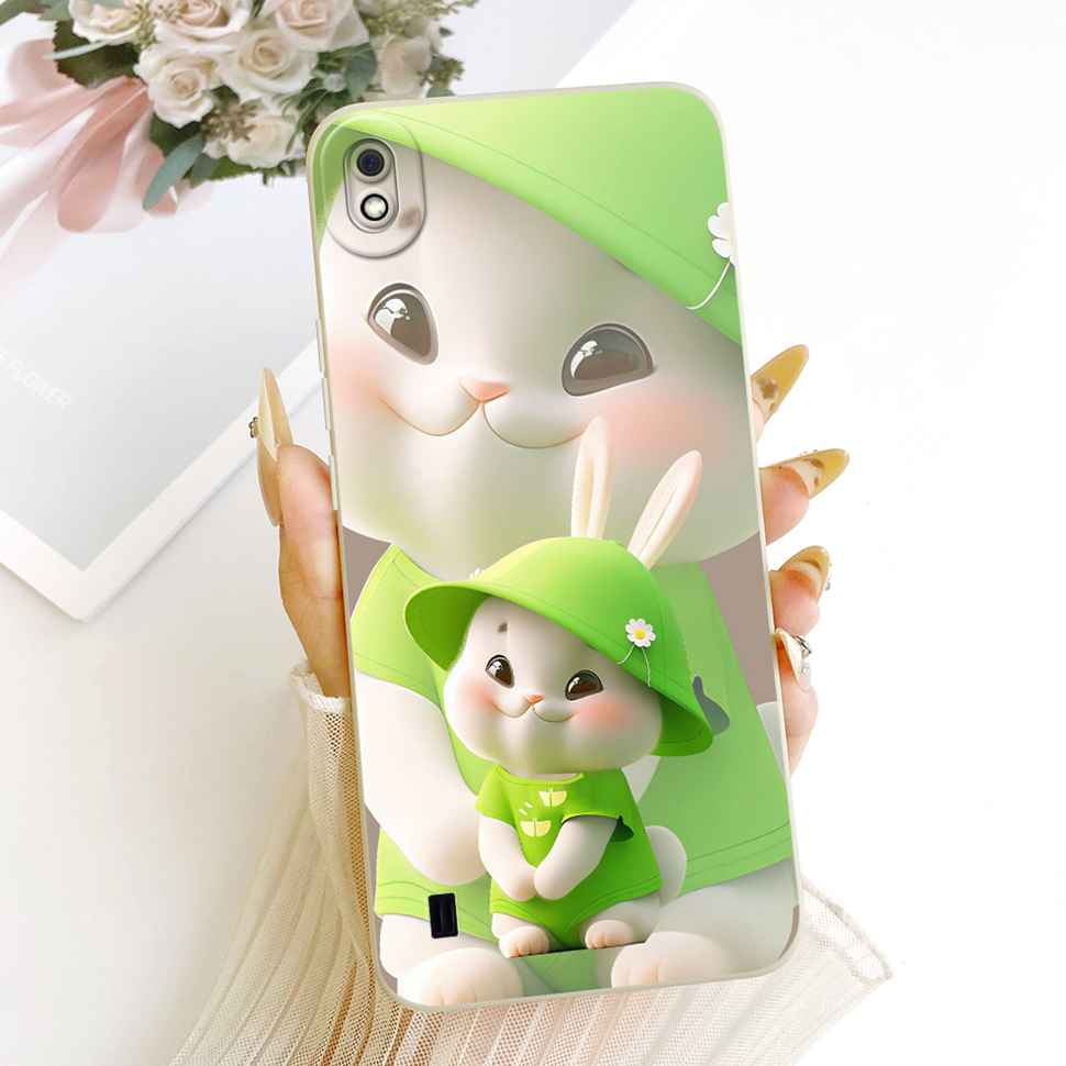 Cute Cat Book Case For Samsung Galaxy A10 A105F Case Soft Siilcone Back Cover For Samsung A10 A 10 Phone Cases 6.2'' Fundas