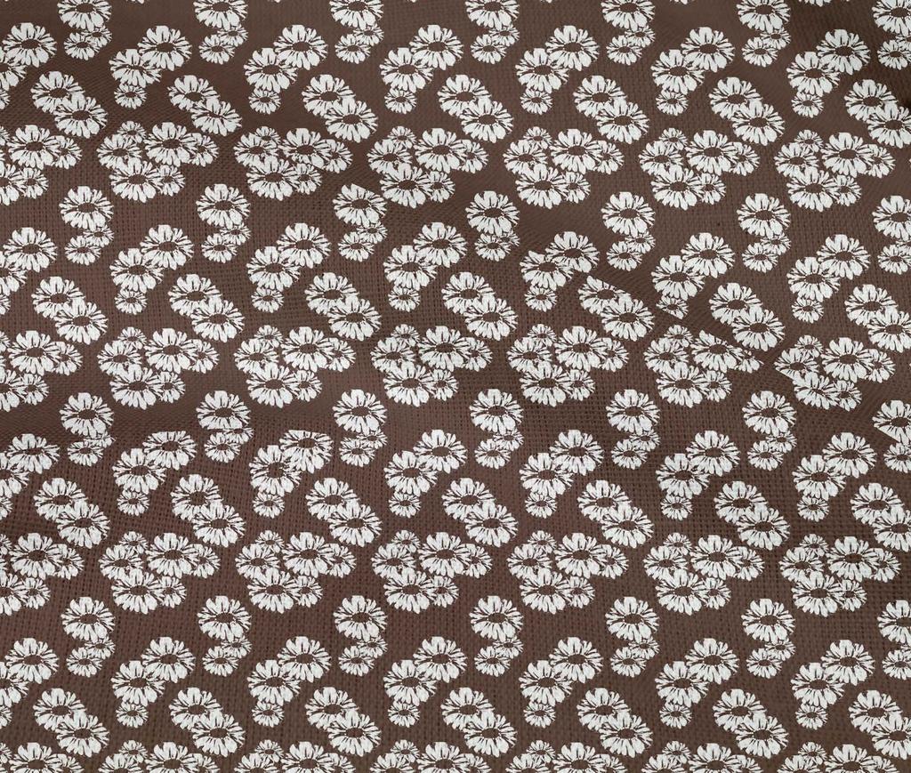 oneOone Хлопчатобумажная гибкая коричневая ткань с цветочным принтом, шитье, поделки, принты на тканях, 40 дюймов в ярдах