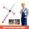 60CM High Precision Angle Ruler Woodworking Scribe Drawing T-type Measuring Tools Marking Cross N2O8