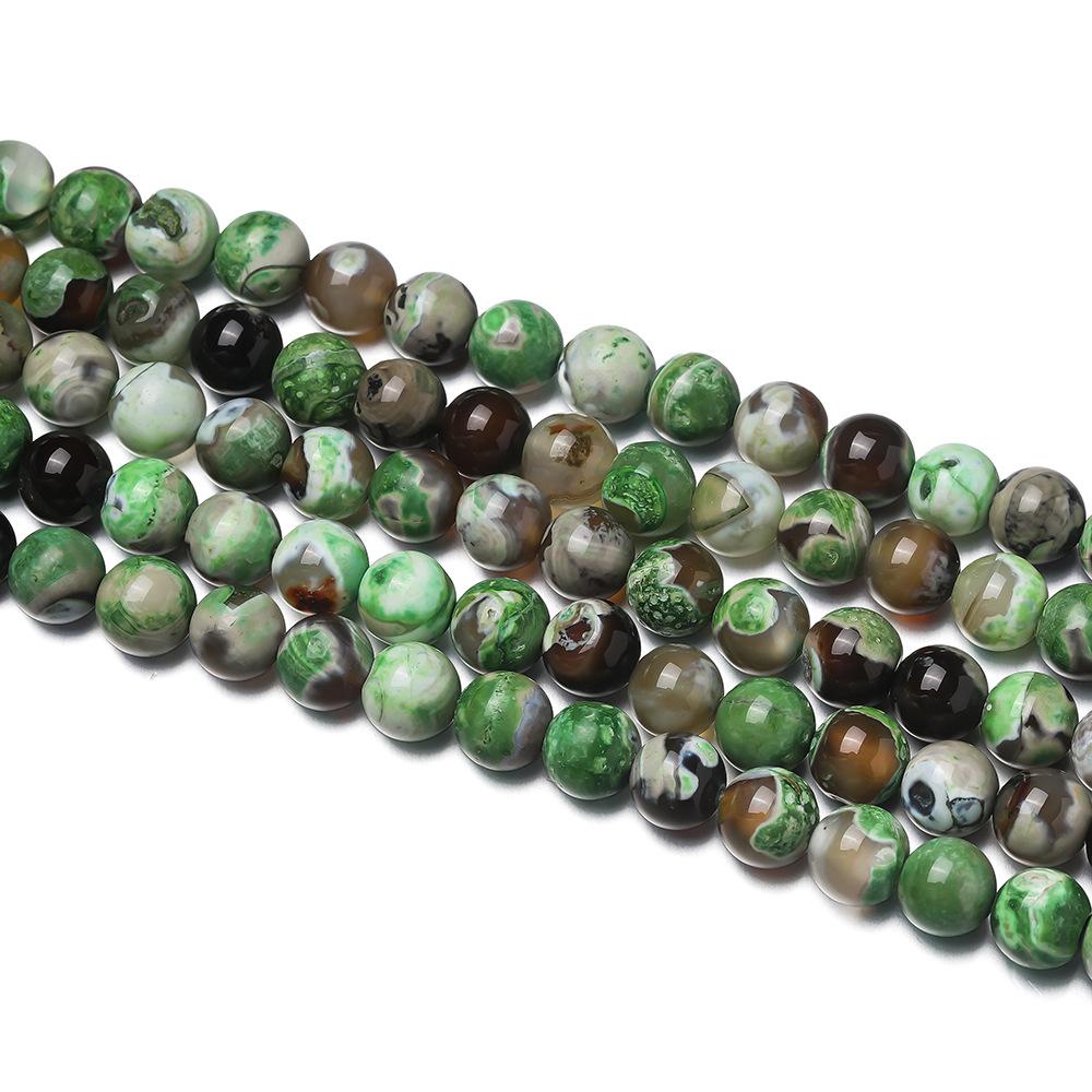 6/8/10 мм Натуральный камень Полуфабрикат Нанизанный