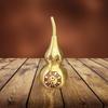 Brass 7cm Gourd Statue Feng Shui Ornament Souvenir Decorative Display Desktop Centerpieces for