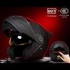 Zebian Full Face Motorcycle Helmet with LED Taillight