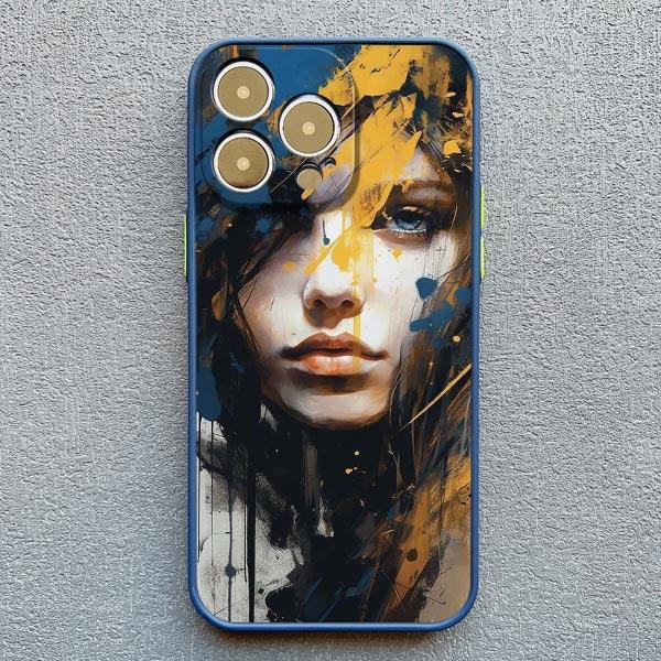 Акварельный портрет Чехол для телефона iPhone 15 14 13 12 Mini 11 Pro Max SE2 15 14 7 8 Plus XS X XR Ударопрочные чехлы