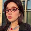 Personalized Cat Eye Eyewear PC Anti Blue Light Flat Mirror Fashionable Oval Frame Glasses Suitable for Tourist Street