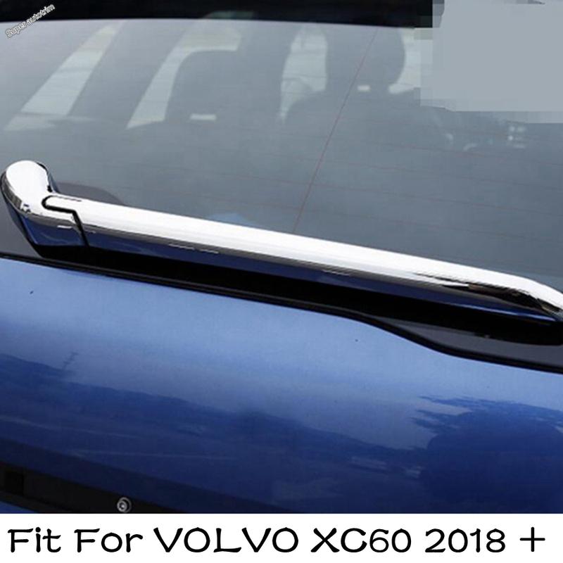 Lapetus Rear Behind Windshield Window Wiper Cover Trim 2 Piece / Set Accessories Exterior Fit For Volvo XC60 2018 - 2026 ABS