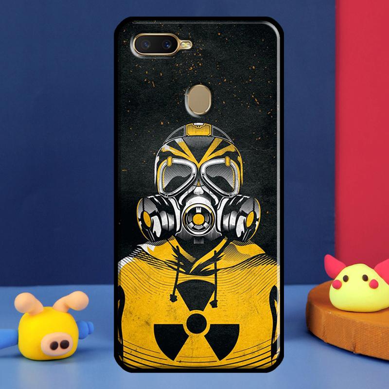 Ядерная Маска Противогаз Для Oppo A54 A57 S A78 A58 A98 A5 A9 A91 A15 A16 A17 A52 A72 A76 A96 A74 A94 A77 Чехол Для Телефона