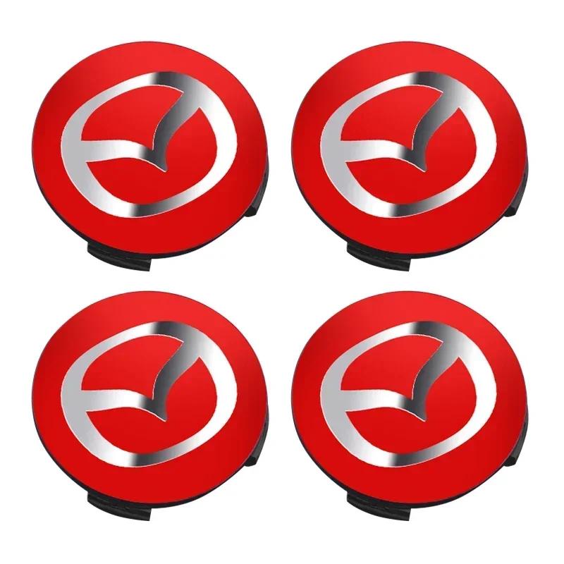 2025 Горячие Колпачки Ступицы Колеса Автомобиля Пылезащитная Крышка Эмблема Наклейка на Колесо Аксессуары для Mazda 3 4 5 6 ATENZA Axela RX8 CX6 CX5 CX