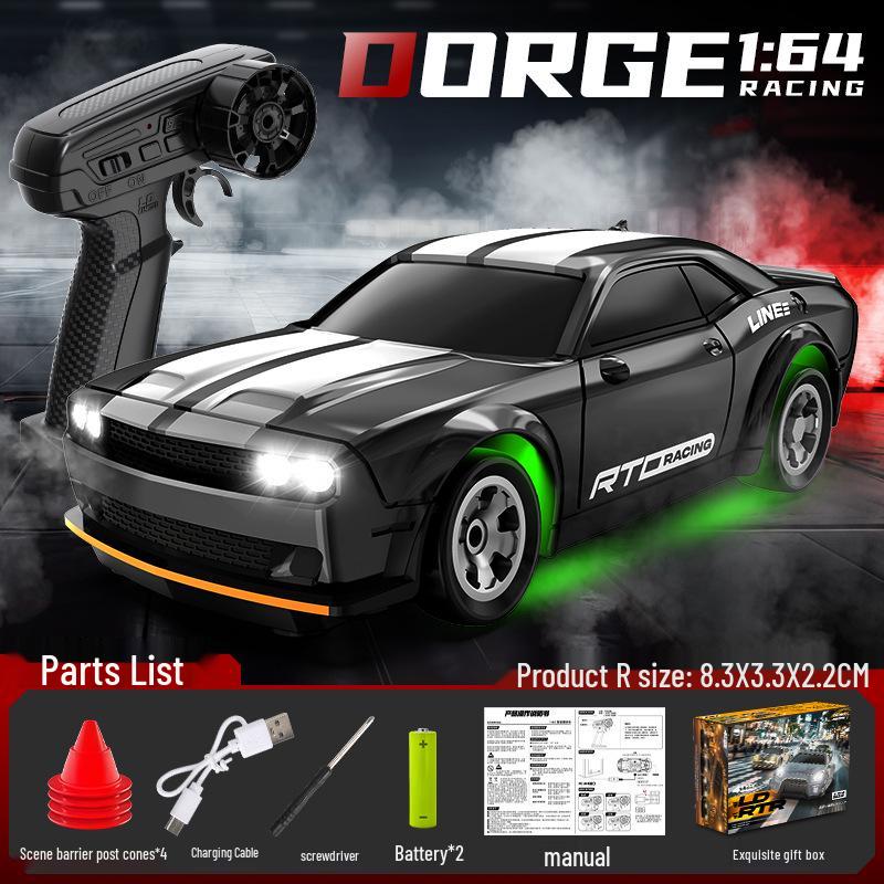 1:64 Мини-Высокоскоростная RC Дрифт-Машинка - Гоночная Модель-Украшение, Идеальный Праздничный Подарок для Мальчиков