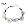 Flower Garland Headband for Holiday Styling Sunflower/Daisy Wreath Women Girls, Headpiece, Adjustable Floral Hair Accessory Beach Vacation Silk Crown
