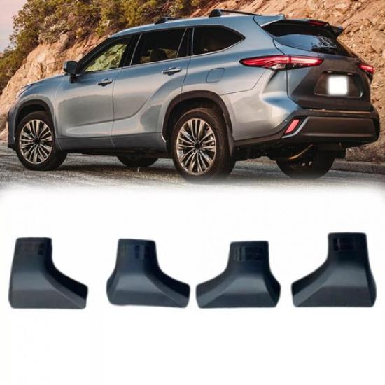 4x Крышка торца поперечины багажника на крышу автомобиля для Toyota Highlander XLE XSE -2024