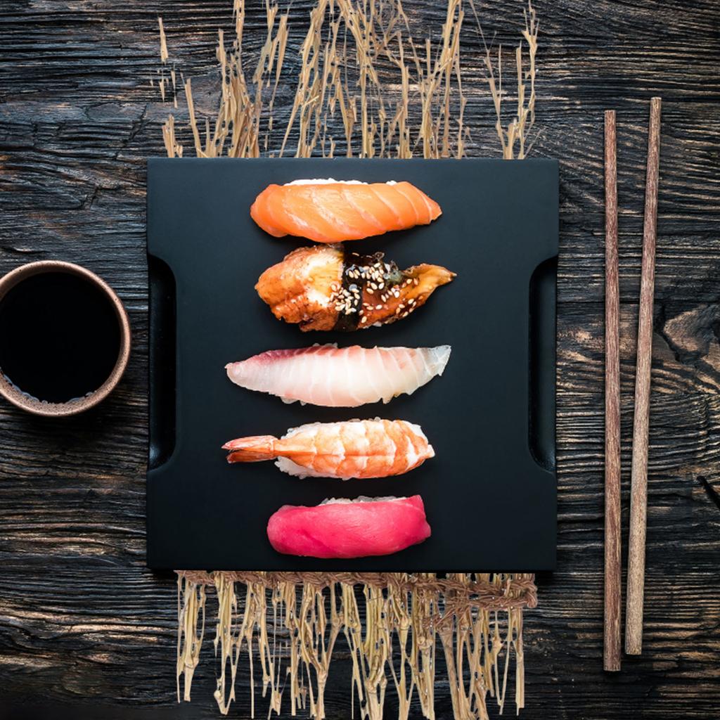 Бамбуковый забор, декор, коврики для суши, блюда, декоративные украшения для ресторанов, японская кухня, сервировка сашими