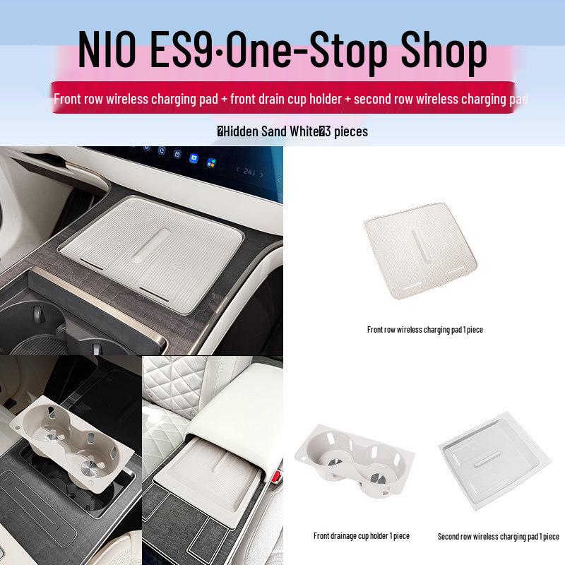 NIO ES9 Center Console Silicone Protective Pad & Interior Accessories Set