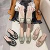 Slippers Women Wear Half a Bag of Shoes Clothing Store Fitting Shoes Soft Sole Fashion Versatile Lazy Shoes One Pedal Slippers Women