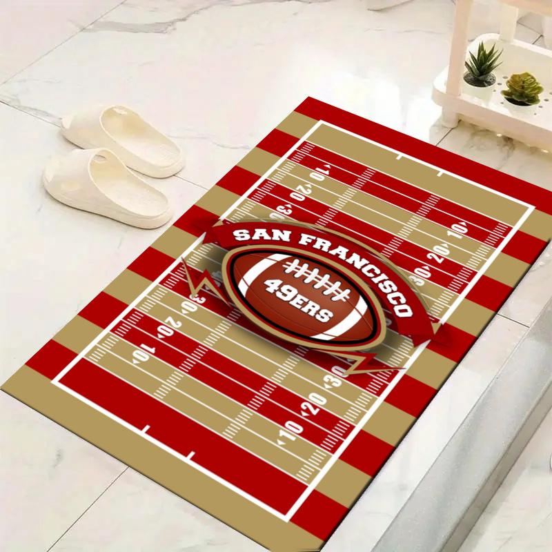 Ковер San Francisco 49ers для гостиной, спальни, дома, украшение дивана, детский игровой нескользящий коврик