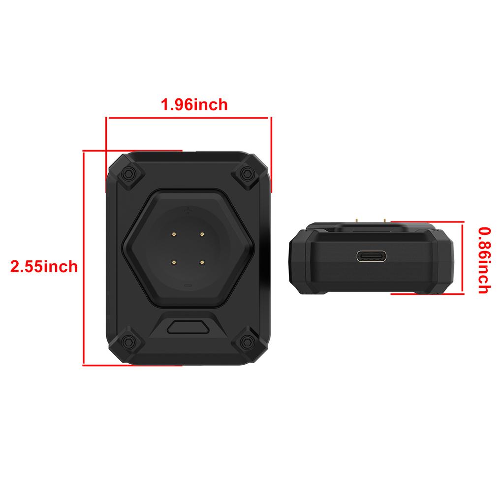 Портативная зарядная станция Док-станция Запасные аксессуары с кабелем Зарядная док-станция для Google Pixel Watch 3 и 2