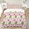 3Pcs Christmas Grinch Bedding Sets For All Sizes New 3D Printed Bed Cover Comforter Duvet Cover Pillowcase Bedroom Decoration