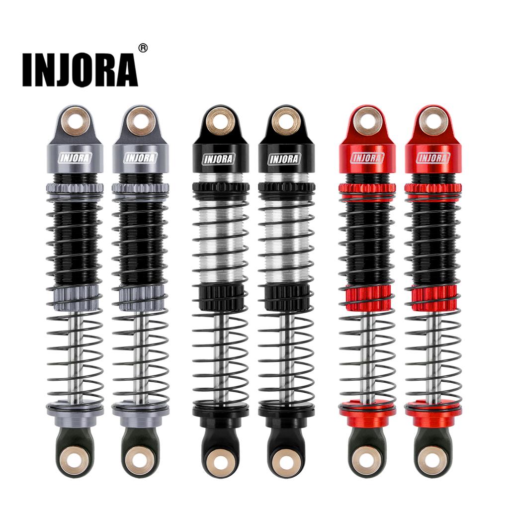 Injora 59Mm Long Threaded Shock Absorber Oil Damper For 118 Rc Crawler Trx4M Upgrade (4M-42)