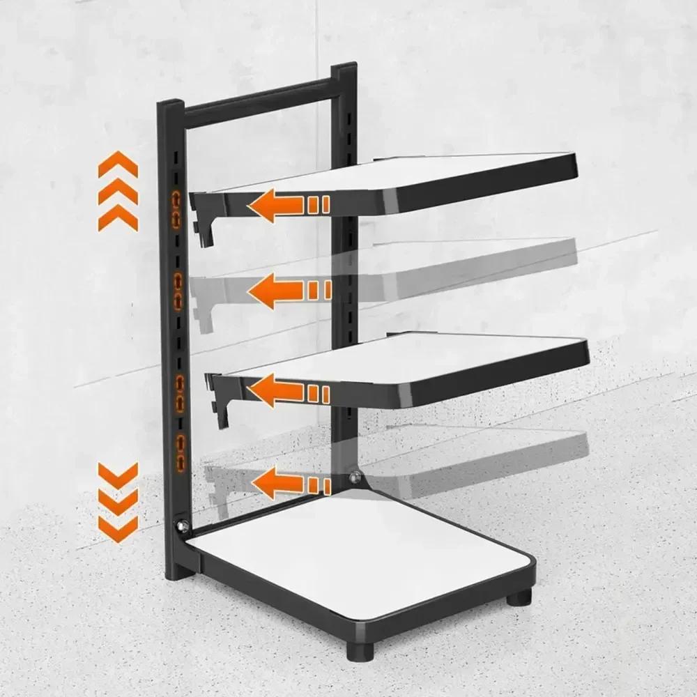 Многоуровневая полка для кастрюль под раковиной, многоуровневая угловая полка для шкафа, органайзер для бытовых шкафов, стеллаж для хранения на кухне