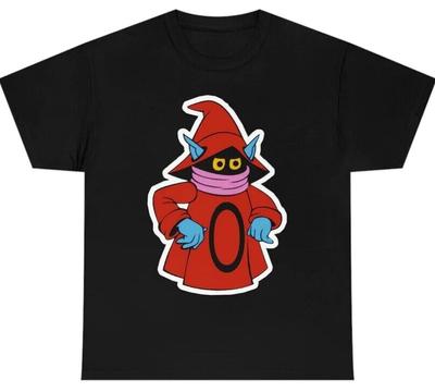 Orko He Man Masters Of The Universe Toy Cartoon Черная футболка унисекс