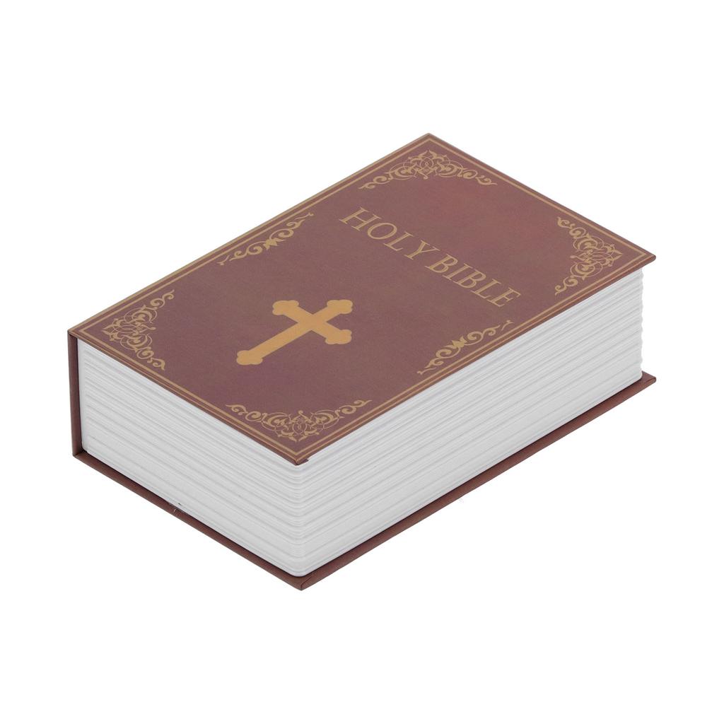 Неброский сейф в виде книги, напоминающий Священную Библию, для безопасного хранения ценностей