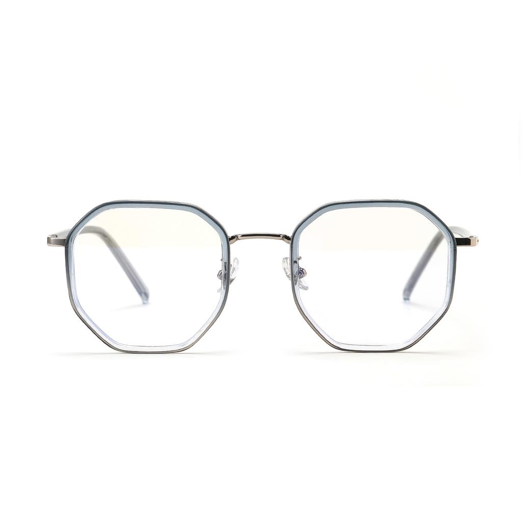 Очки 82038 Многоугольная Маленькая Оправа Студенческие Плоские Зеркала, Можно Комбинировать с Очками