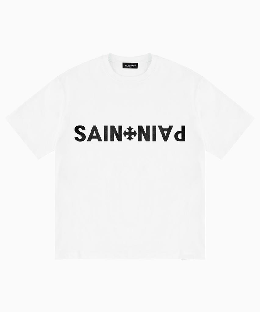 SAINTPAIN Sp Air Cotton Cross Logo Short Sleeve T-Shirt White