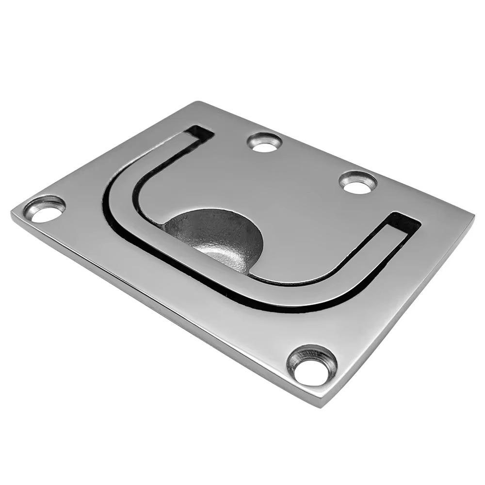316 Stainless Steel Handle Boat Pull Square Deck Hatches Handle for Boat Marine Locker