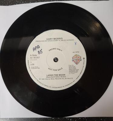 7-дюймовая пластинка GARY MORRIS Lasso The Moon 9290287PROMO Warner Bros. Канада 1985 СтранаНародный Использованный