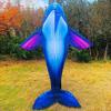 Easy To Fly Giant Blue Whale Kite Marine Animal Outdoor Flying Toy New Children's Kite  Kids&Adults
