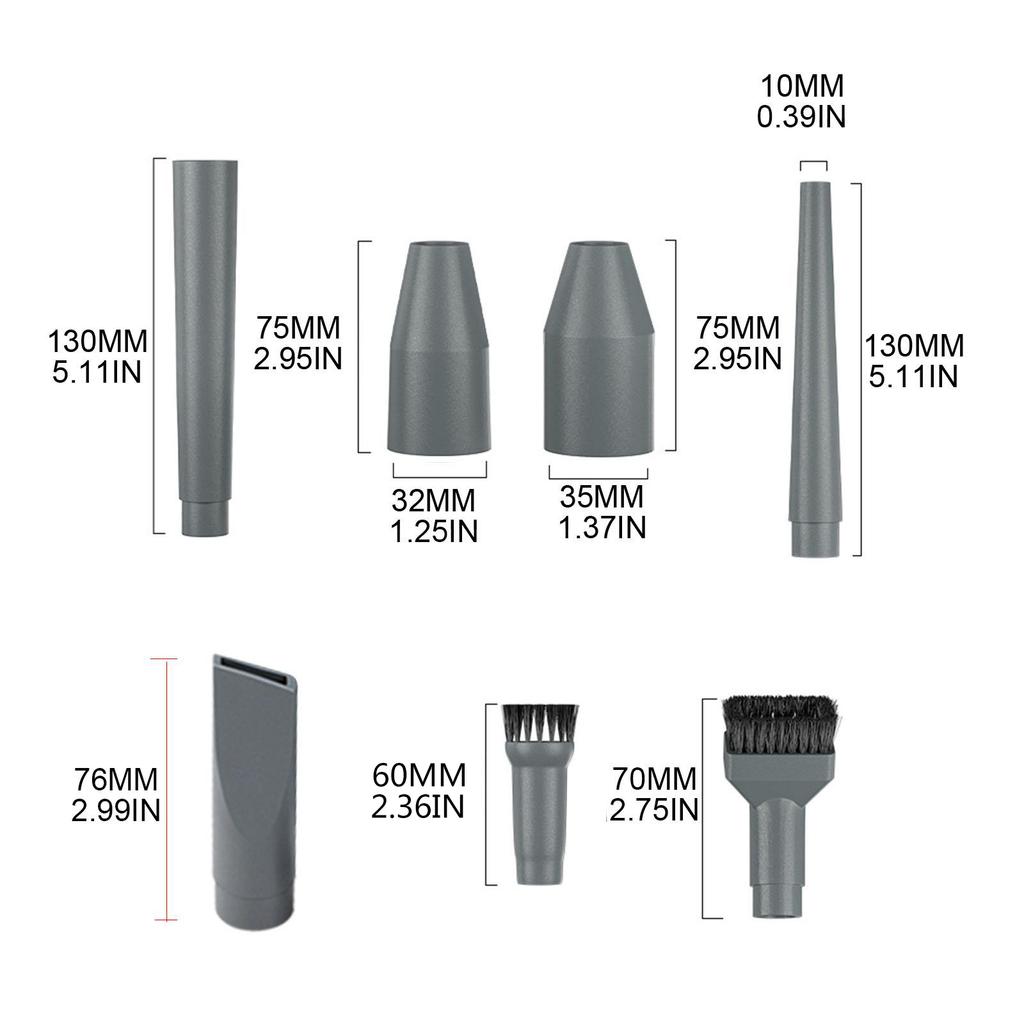 Для 32мм/35мм Насадка-щетка для пылесоса Домашняя насадка для удаления пыли Щелевая насадка Набор инструментов для лестниц Быстросъемные запасные аксессуары