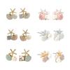 Starfish Studs Earrings Ear Studs Party Jewelry Gift Studs Earring Ear Studs Girl Ear Jewelry Alloy Material for Party
