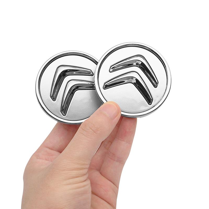 4Pcs Car Emblem Wheel Center Cover Hub Accessories For Citroen C8 DS3 C6 C3 Vts C4 Saxo C4L C5 C2 Xsara C3-XR Picasso Berlingo