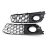 Honeycomb Hex Mesh Fog Light Open Vent Grill Intake Replacement forA4 B8 RS4 Style 09-12