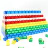 100PCS MOC Transparent 1x2 Dots Thick Building Blocks Classic DIY Bricks Accessories Parts Toys for Children