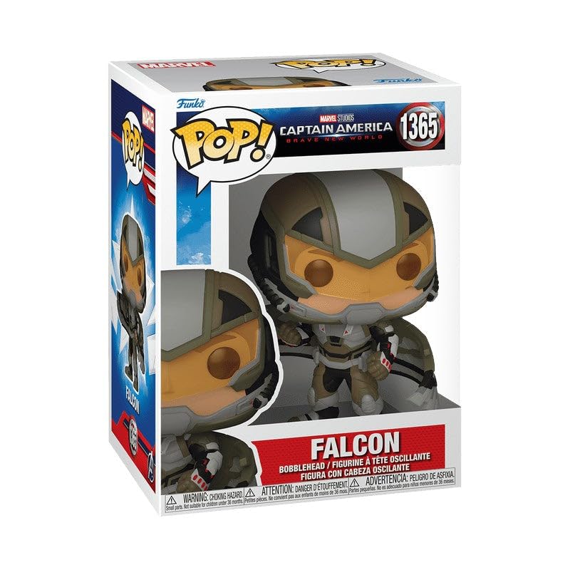 Funko Funko Капитан Америка Дивный новый мир Хоакин Фигурка Поп Поп! Торрес/Сокол (2-е поколение)
