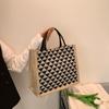 Cotton and Linen Handbag 2024 Summer New Fashion Trend Casual Bag Linen Bento Bag