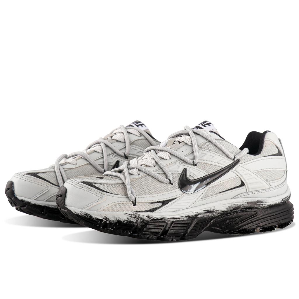 Nike Initiator Slip Resistant Low top Casual City Commuting Running Shoes Unisex Premium Gray 394055-100(Team375-)