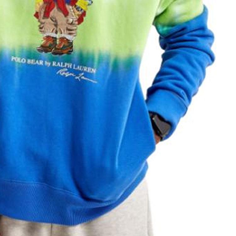 Polo Ralph Lauren Bear Tie-Dye Hoodie Men Hoodies Multicolor 710891525-002