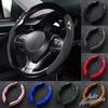 Suede Car Steering Wheel Cover Anti-Slip Protect Accessories For BMW Mini Cooper One JCW F54 F55 F56 F60 R50 R52 R53 R60 Sticker