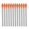 Набор из 10 профессиональных сверл, 6 мм, карбид вольфрама, подходит для стекла и плитки, фарфора, мрамора, алюминия, зеркал, дерева