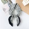 Spring and summer new retro cashew flower silk cotton square scarf small silk scarf women's neck high-end temperament small scarf